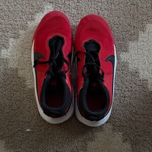Nike Red and Black Kids Sneakers